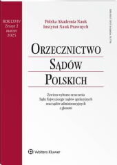 Orzecznictwo Sądów Polskich